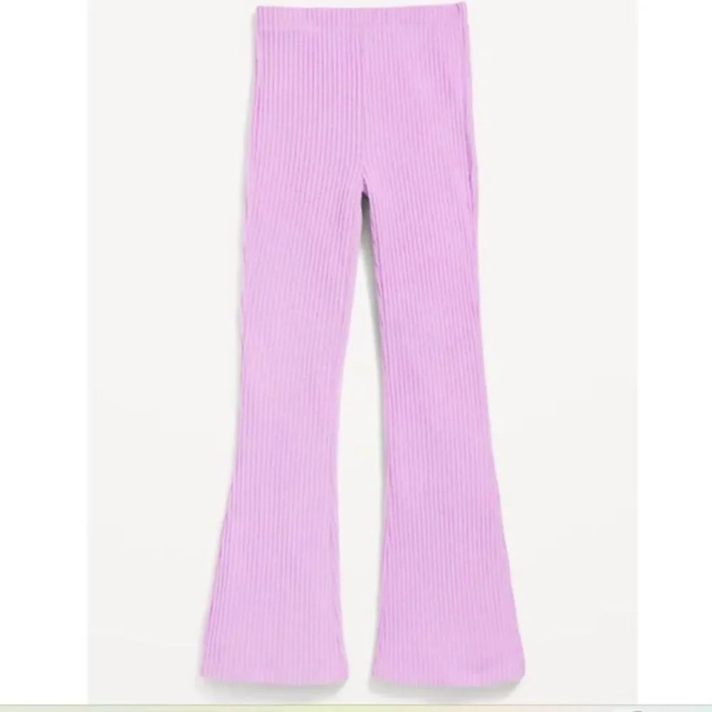 Old Navy Girls Ribbed Flare Pants XXL 18 Plus NWT Lavender High Rise